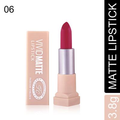 Fashion Colour Vivid Matte Lipstick, 6 Young Pink 3.8 gm - Lipsticks