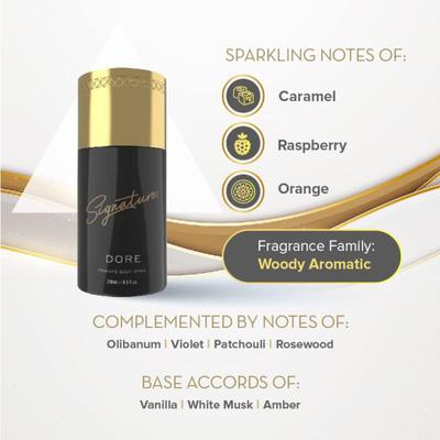 Signature Perfume Body Spray - Dore 250 ml - Perfumes (Edt/Edp)