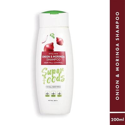 MyGlamm Superfoods Onion & Moringa-Shampoo 200 ml - Shampoos