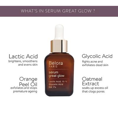 Belora Paris Serum Great Glow (Serum Grand Eclat) 30 ml - Face Gels