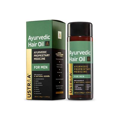 Ustraa Ayurvedic Hair Oil for Men 200 ml - Hair Oils