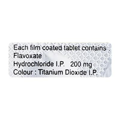 Flavospas 200mg Tablet 10'S - Bladder And Prostate Disorders-Dru