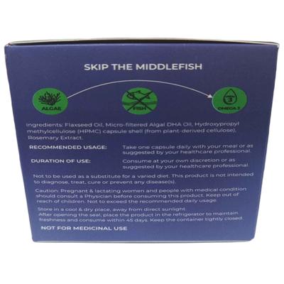 Rawrx Vegan Omega 3 Capsules 30's - Omega Fish Oil Fatty Acids