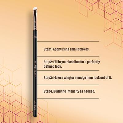 Miss Claire M46 - Fine Angled Eyeliner Brush (Rose Gold) 1's - Eye Brush