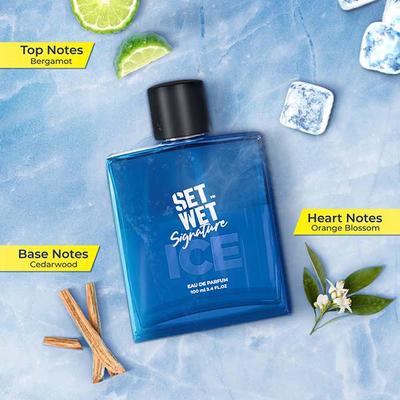 Set Wet Signature Eau De Parfum Ice 100 ml - Men Perfumes (Edt/Edp)
