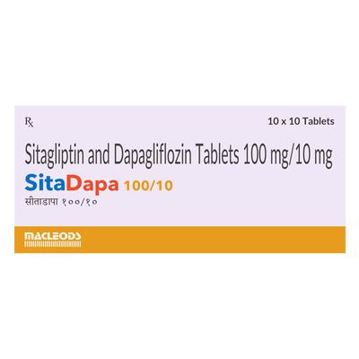 SITADAPA 100/10 Tablet 10's - Diabetes-Ant