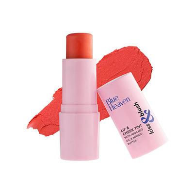 Blue Heaven Kiss & Blush Lip And Cheek Tint, Coral Blush 8.5 gm - Blushes