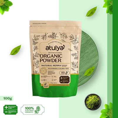 Atulya Organic Powder Natural Henna 100 gm - Powder