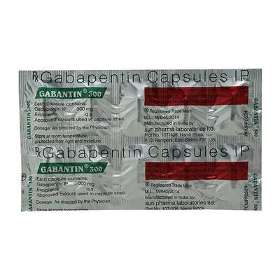 Gabantin 300mg Capsule 10'S - Epilepsy/Convulsion-Ant