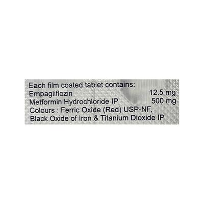 EMPAONE M IR 12.5/500 Tablet 10's - Diabetes-Ant