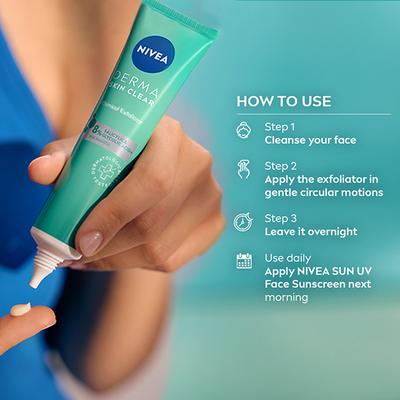 Nivea Face Derma Skin Clear Exfoliator 40 ml - Scrubs & Exfoliants