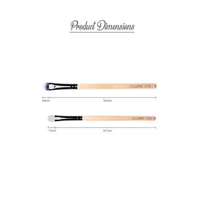 Allure Classic Eyeshadow and Eye Smudger (Set of 2 C-13 & C15) 1's - Eye Brush