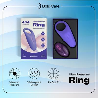 Bold Care Ultra Pleasure Ring Rechargeable 1's - Massagers And Vibrators