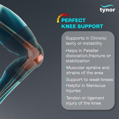 Tynor Knee Wrap Hinged (Neoprene) (XXL) (J 15) - Knee/Leg Supports