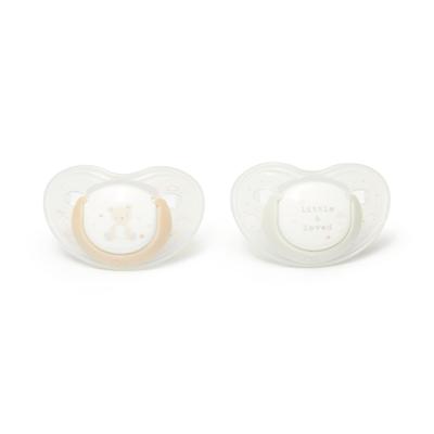 Mothercare Little & Loved Soother (Pack of 2) - Multicolor 1's - Pacifiers & Teethers