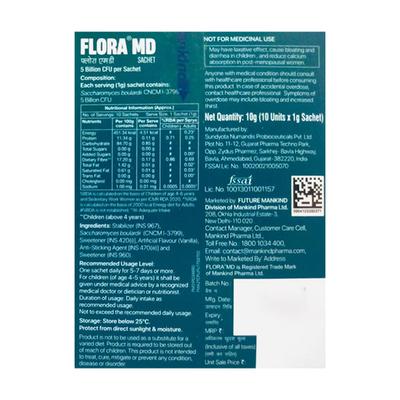 FLORA MD SUGAR FREE Sachet 1g - Diarrhoea-Ant