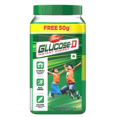 Dabur Glucose-D Powder 250 gm (Pet Jar) - Health Products