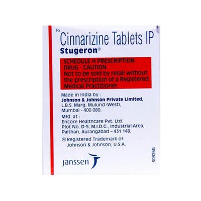Stugeron Tablet 25'S - Vertigo-Ant