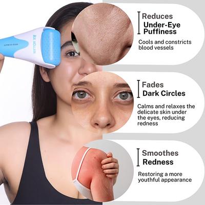 House of Beauty Ice Roller Blue For Dark Circles & Soothes Irritated & Pimpled Skin 1's - Derma Rollers