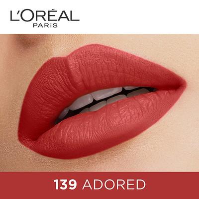 L'Oreal Paris Rouge Signature Matte Liquid Lipstick,139 Adored 7 ml - Lipsticks