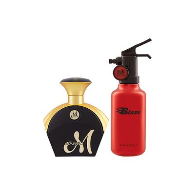 Maryaj M For Her EDP Fruity Floral Perfume And Maryaj Blaze EDP Citrus Aromatic Perfume 190 ml - Perfumes (Edt/Edp)