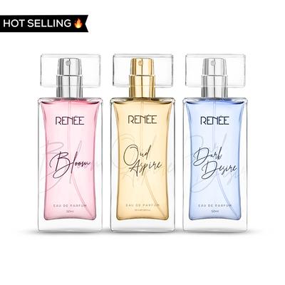 Renee Eau De Parfum Premium Fragrance Set - Bloom, Dark Desire & OUD, 50ml each 3's - Women Perfumes (Edt/Edp)