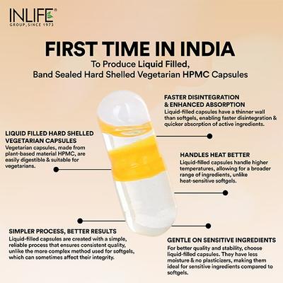 INLIFE Sweet Almond Capsules 60's - Omega Fish Oil Fatty Acids