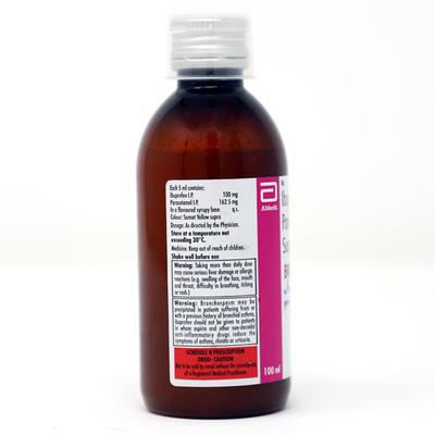 BRUFEN P JUNIOR ORANGE FLAVOUR Suspension 100ml - Pain relief-Nsa