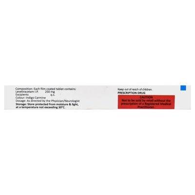 Keppra 250mg Tablet 10'S - Epilepsy/Convulsion-Ant