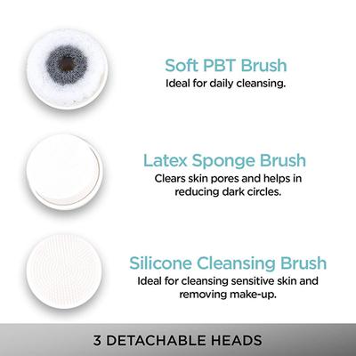 VEGA Electric Facial Cleanser and Massager Water Proof (VHFC-01) Green 1 gm - Massagers