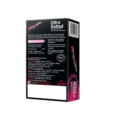 Kamasutra Ultra Dotted Condoms 20's - Plain/Flavoured Condoms
