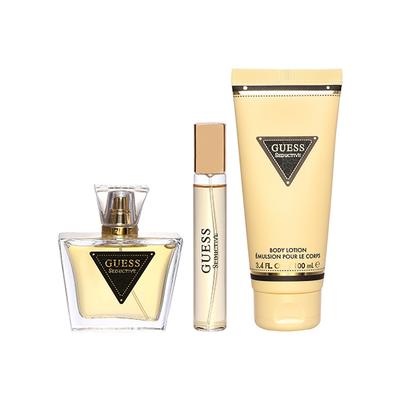 Guess Seductive For Women Set (Eau De Toilette 75Ml + Travel Spray 15Ml + Body Lotion 100Ml + Pouch) 1's - Makeup Kits & Sets
