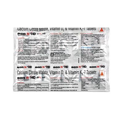 BON K2 HD Tablet 10'S - Bone Metabolism-Age