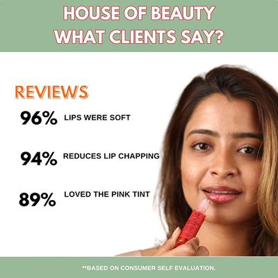 House Of Beauty Pout Perfect Tinted Lip Balm 3's - Lip Balms