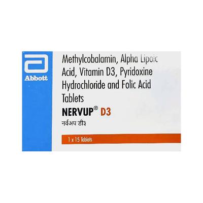 NERVUP D3 Tablet 15's - Supplements-Vam