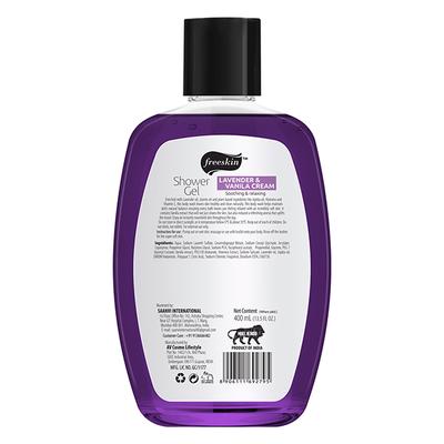Freeskin Lavender & Vanila Cream Shower Gel 400 ml - Shower Gels & Body Wash