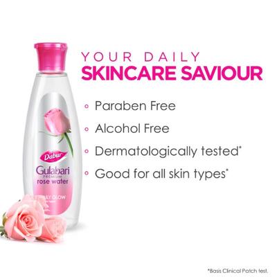 Dabur Gulabari Premium Rose Water 250 ml - Toners