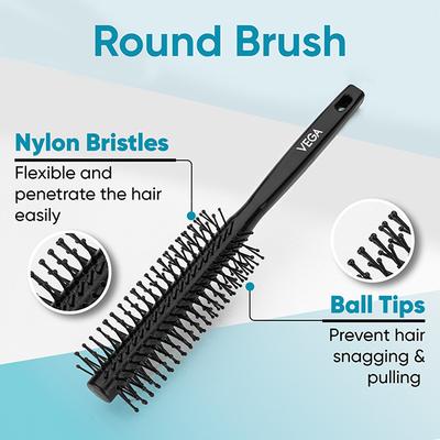 VEGA Round brush R3-RB PP - Hair Brushes