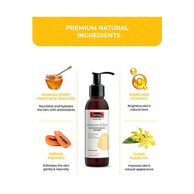 Swisse Skincare Manuka Honey Daily Glow Foaming Cleanser 120 ml - Face Wash & Cleansers