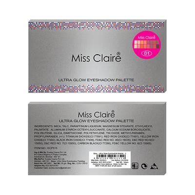 Miss Claire Ultra Glow Eyeshadow Palette - 1 16 Gm - Eye Shadow Palettes
