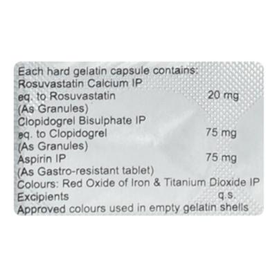ROSYCAP GOLD 20/75 Capsule 15's - Blood Clot-Ant