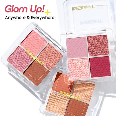 Insight Cosmetics Ready Set Glam Eyeshadow Palette Blush Bash 11 gm - Eye Shadow Palettes
