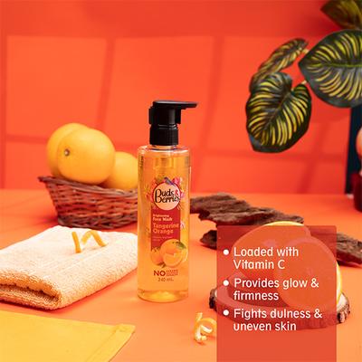 Buds & Berries Tangerine Orange Brightening Face Wash 240 ml - Face Wash & Cleansers