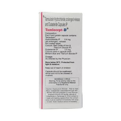 Tamlocept D Capsule 15'S - Bladder And Prostate Disorders-Dru