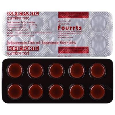 Eofil Forte Tablet 10'S - Parasitic Worms-Ant