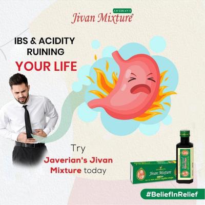 Javerian's Jivan Mixture Syrup 100 ml - Digestive Care