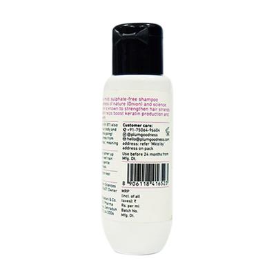 Plum Onion and Biotin Sulphate free & Paraben Free Shampoo for Hairfall Control (For All Hair Types) 20 ml - Shampoos