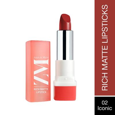 ZM Zayn & Myza Rich Matte Lipstick - Iconic 4.2 gm - Lipsticks