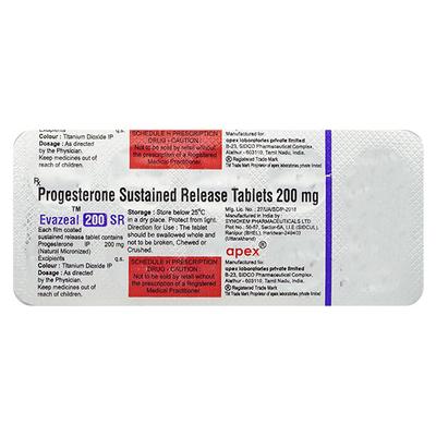 EVAZEAL SR 200mg Tablet 10's - Hormonal Therapy-Oes