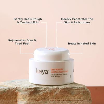 Kaya Deep Nourish Elbow and Foot Cream 50gm - Foot Creams & Lotions